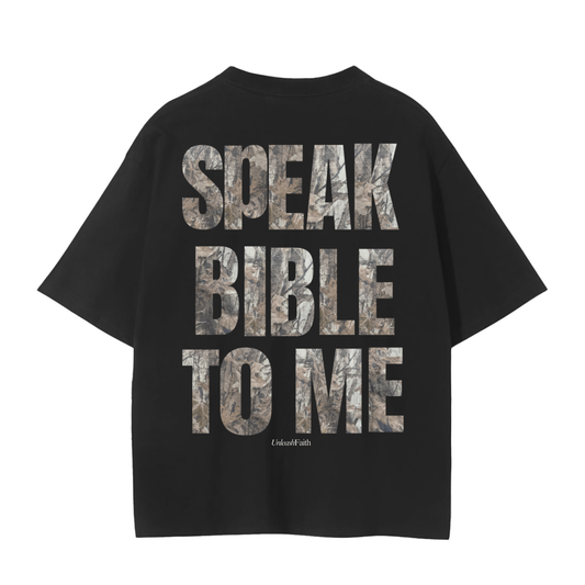 Camo Speak Bible to Me Unisex T-Shirt
