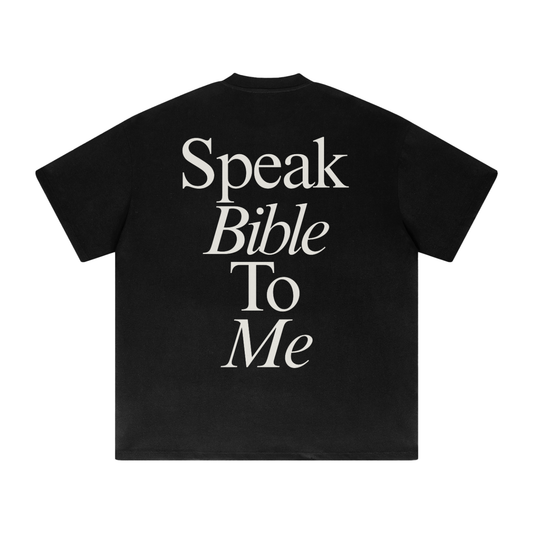 Speak Bible to Me Heavyweight Drop Shoulder