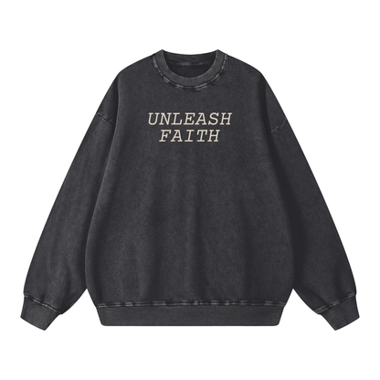 Eternal Echo Acid Wash Oversize Sweatshirt